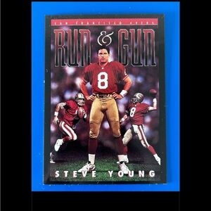 Vintage San Francisco 49ers Steve Young Football Card 1993